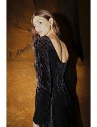 Backless skater dress
