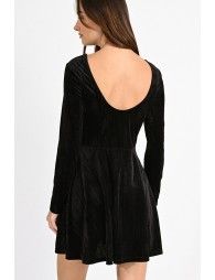 Backless skater dress