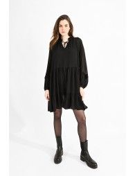 Mini dress in veil