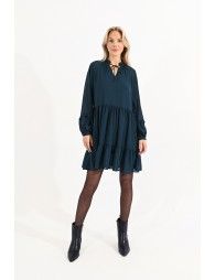 Mini dress in veil