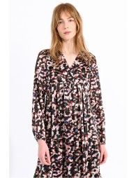 Abstract print maxi dress