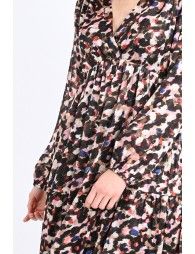 Abstract print maxi dress