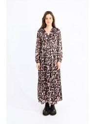 Abstract print maxi dress