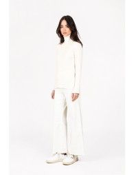 Ribbed sweater, turtleneck