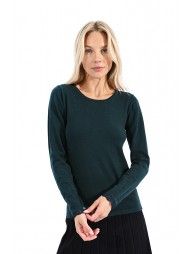 Jumper with lace cuffs