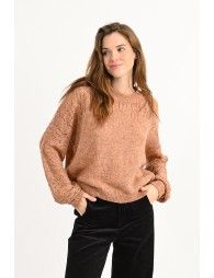 Openwork sweater