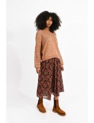 Openwork sweater