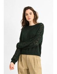 Openwork sweater