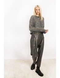 Openwork sweater
