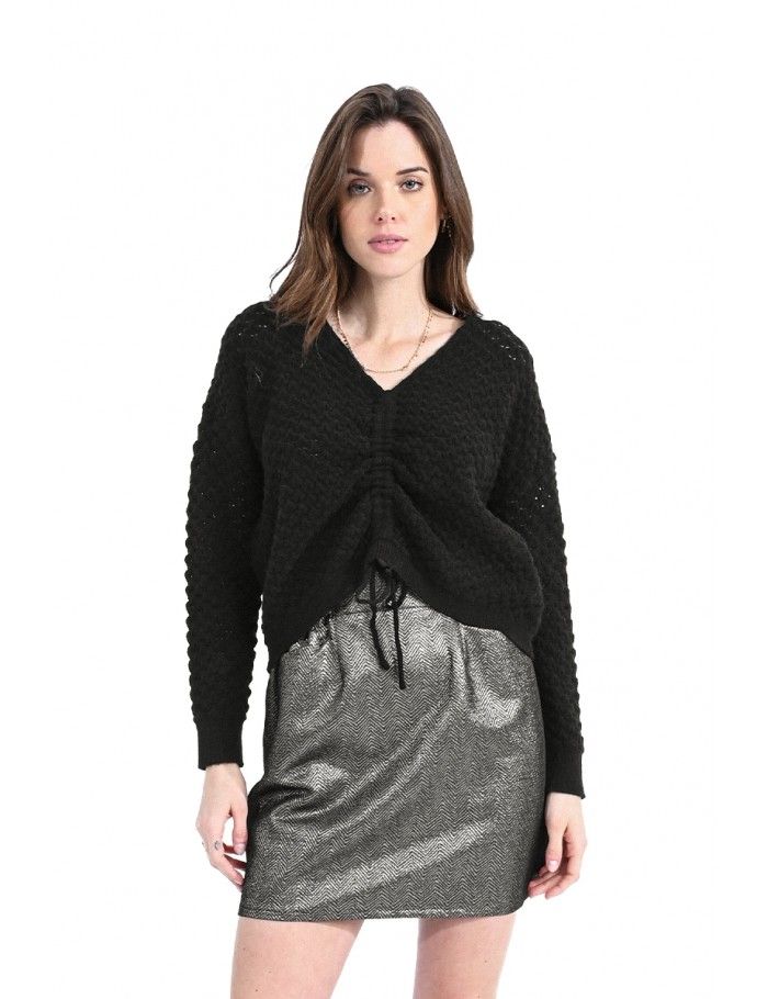 Pop corn knit jumper