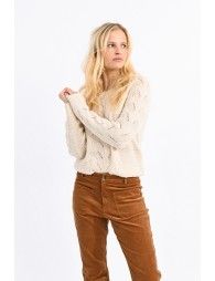 Square collar jumper