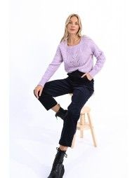 Square collar jumper