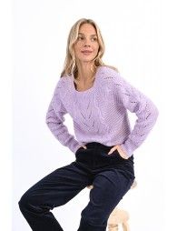 Square collar jumper