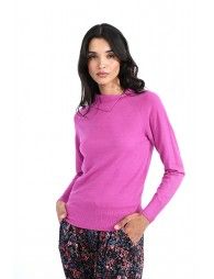 Raglan jumper with open collar