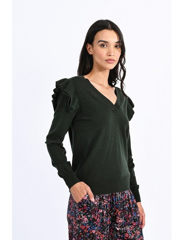 V-neck jumper