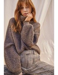 Chunky turtleneck sweater