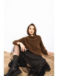 Chunky turtleneck sweater