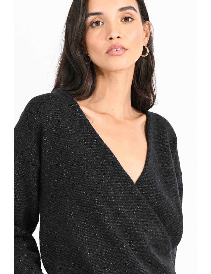 Pull cache on sale coeur a nouer
