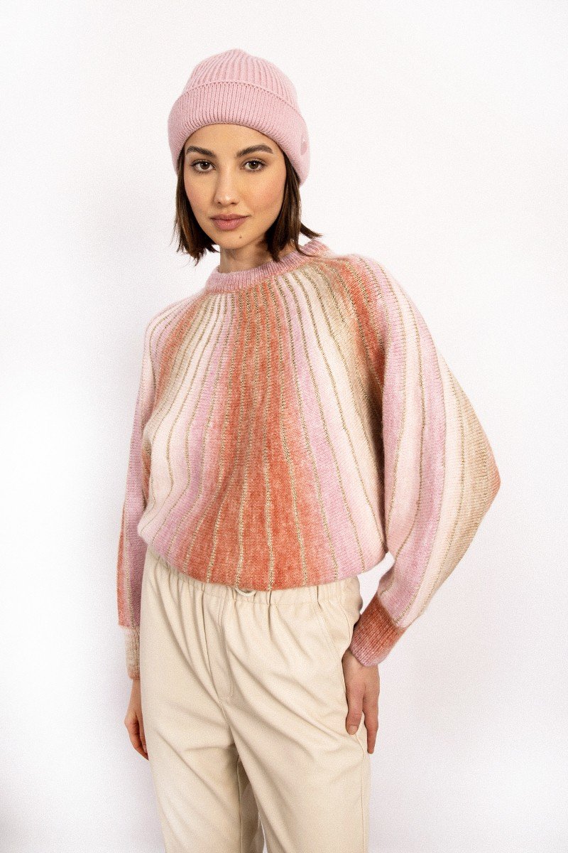 Batwing sleeve sweater clearance