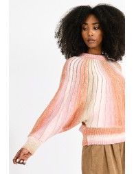Batwing sleeve sweater
