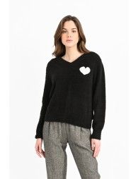 Sweater heart pattern