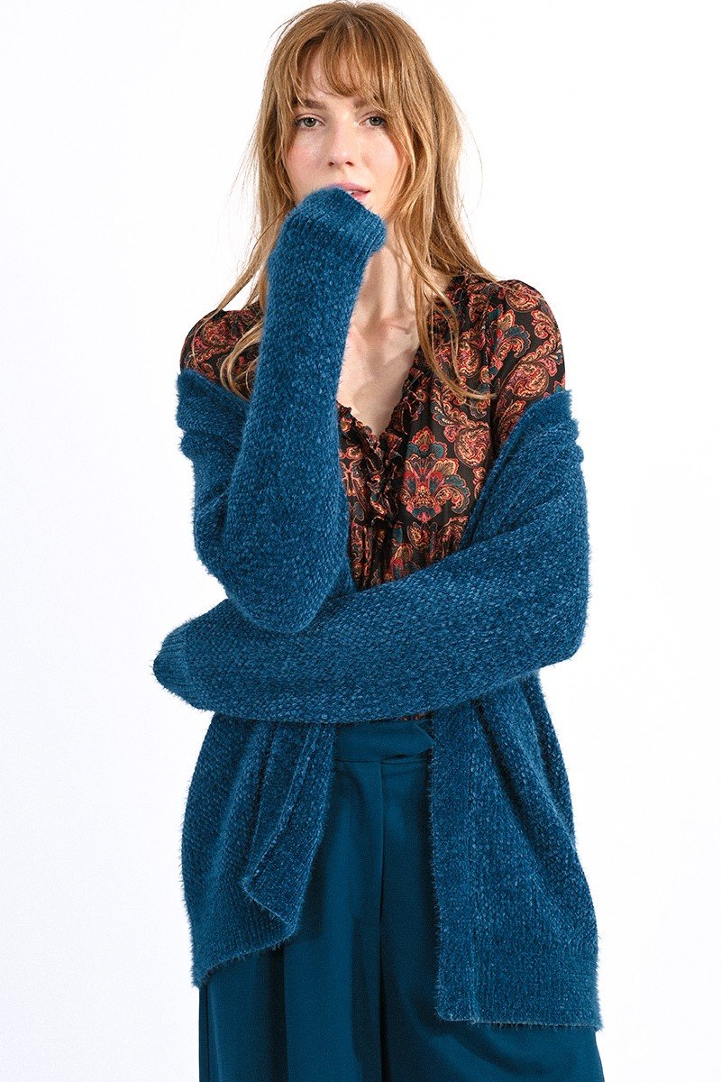 Gilet online maille chenille