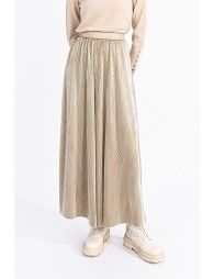 Long pleated skirt