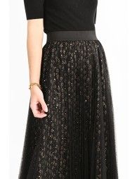 Tulle skirt and its printed lining