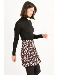 Mini printed skirt