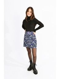 Mini printed skirt