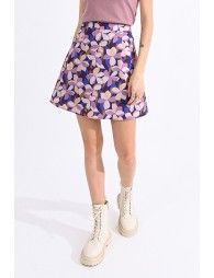 Mini printed skirt