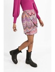 Mini print skirt