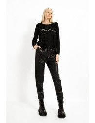 Vegan leather pants