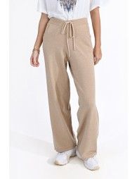 Knitted pants with lurex touch