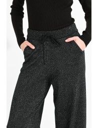 Knitted pants with lurex touch