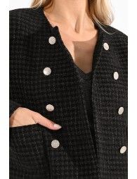 Cropped tweed jacket
