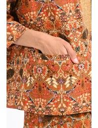 Printed kimono jacket