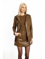 Veste cuir top vegan