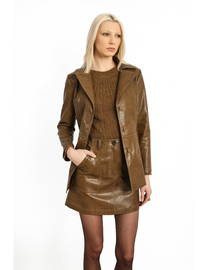 Vegan leather jacket