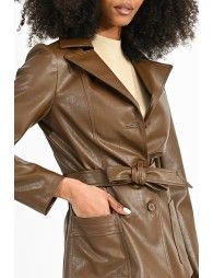 Vegan leather jacket