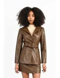 Vegan leather jacket