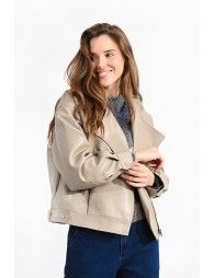 Vegan leather jacket