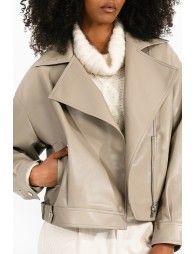 Vegan leather jacket