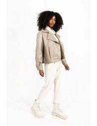 Vegan leather jacket