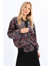 Velvet teddy jacket