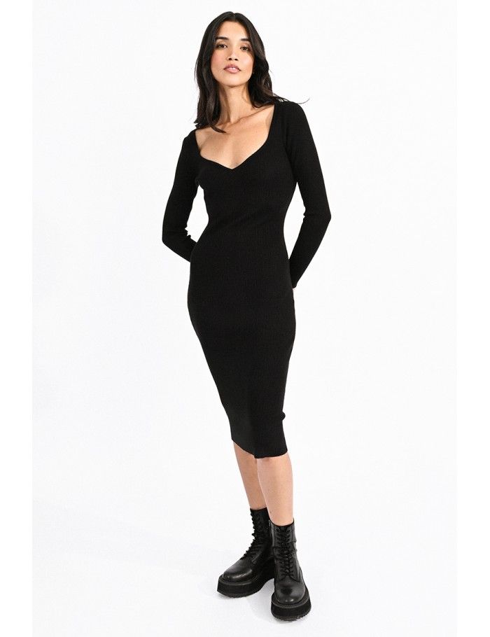 Knit bodycon dress