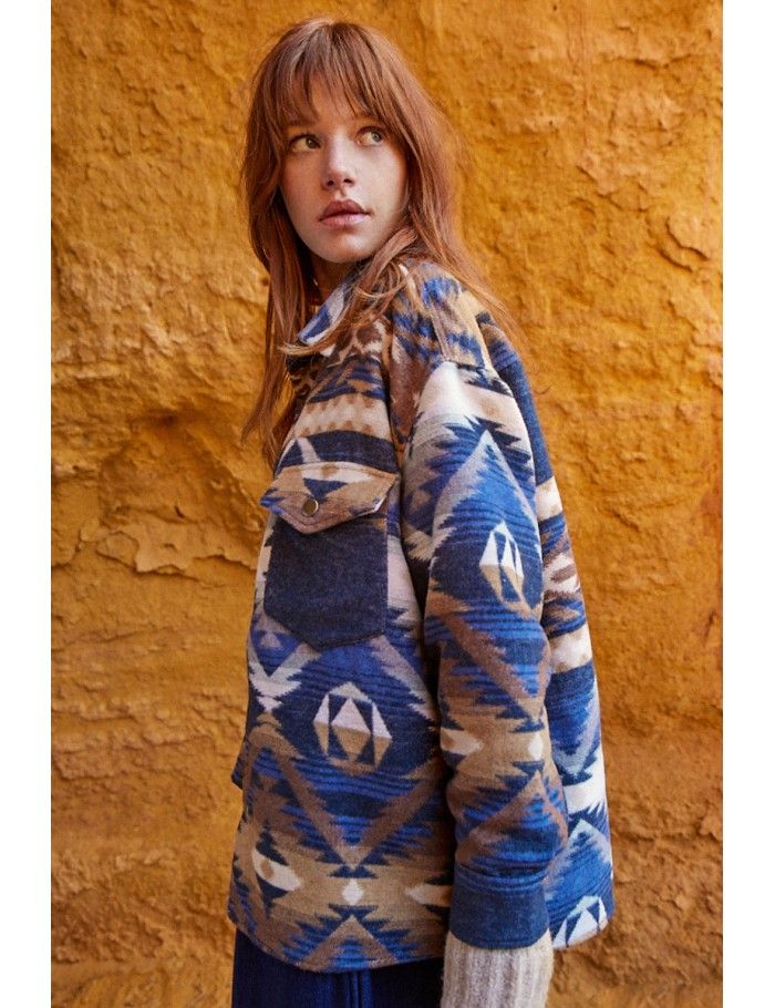 Printed overshirt