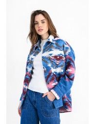 Printed overshirt