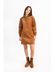 Straight corduroy dress