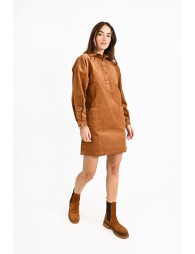 Straight corduroy dress